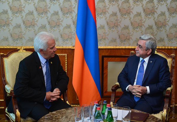 Sarkisyan: “Ermenistan-ABD ilişkileri üst düzeyde”