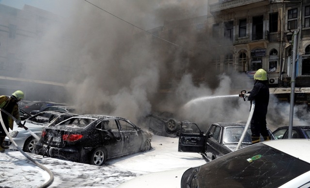 Şam'da Ermenilerin yaşadığı mahalle bombalandı