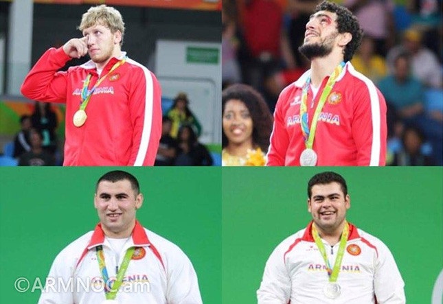 Rio Olimpiyat Oyunları’nda Ermenistan 4 madalya kazandı