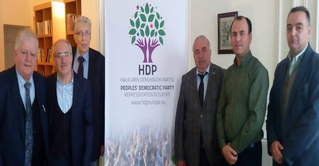 Batı Ermenileri Ulusal Kongresi heyeti HDP Brüksel merkezini ziyaret etti