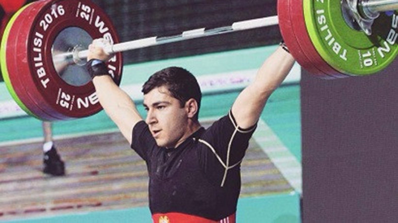 Davit Hovhannisyan Gençler ve 23 Yaş Altı Avrupa Halter Şampiyonası’nda altın madalyayı kazandı