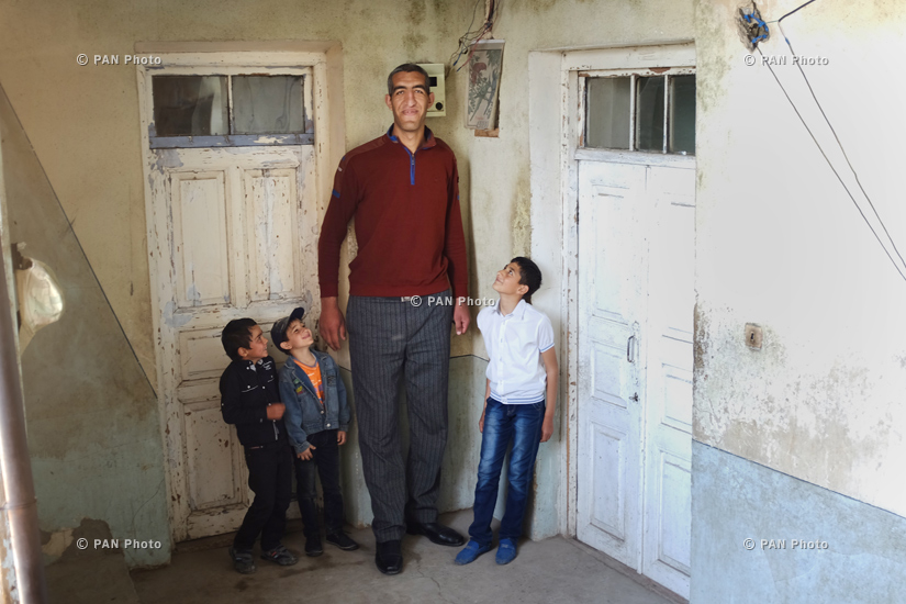 Ermenistan’ın en uzun boylu adamı Arşavir Grigoryan (fotolar)