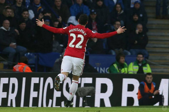 Mkhitaryan, Manchester United-Leicester maçının en iyi futbolcusu tanındı (video)