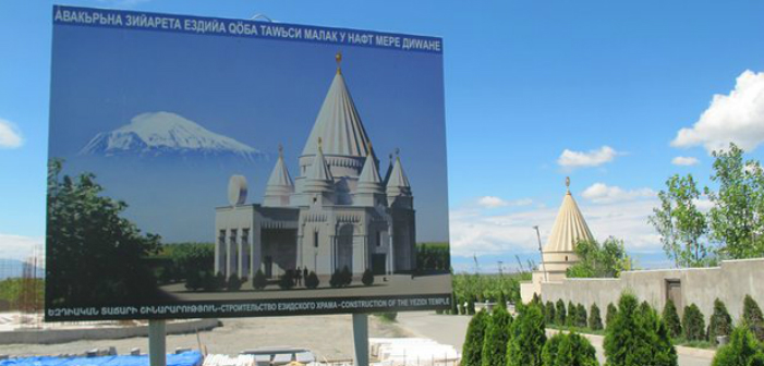 Ermenistan'da dünyanın en büyük Ezidi tapınağı inşa ediliyor