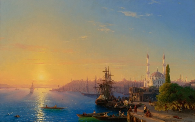 Ayvazovski'nin “Konstantinopolis ve Boğaz manzarası’’ tablosu Rusya’da en pahallı tablolar arasında