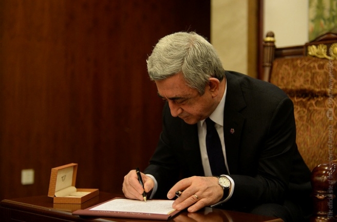 Ermenistan Cumhurbaşkanı yeni bakanlar atadı