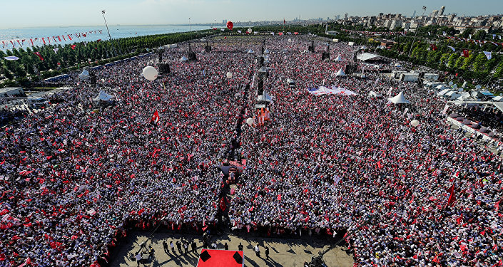 Թուրքիայի ընդդիմության անցկացրած բողոքի ցույցին մասնակցել է 1.6 մլն մարդ