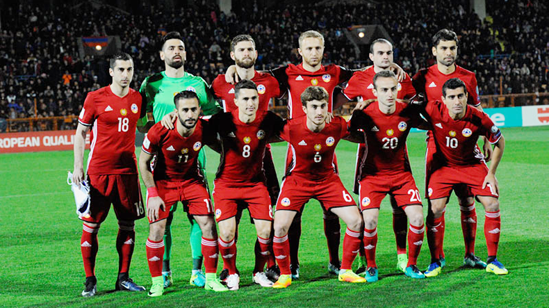 FIFA sıralamasında Ermenistan milli takımı bir basamak ilerledi