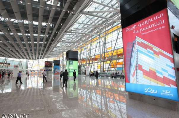8 ayda Ermenistan havalimanlarında yolcu trafiği yüzde 25.4 arttı