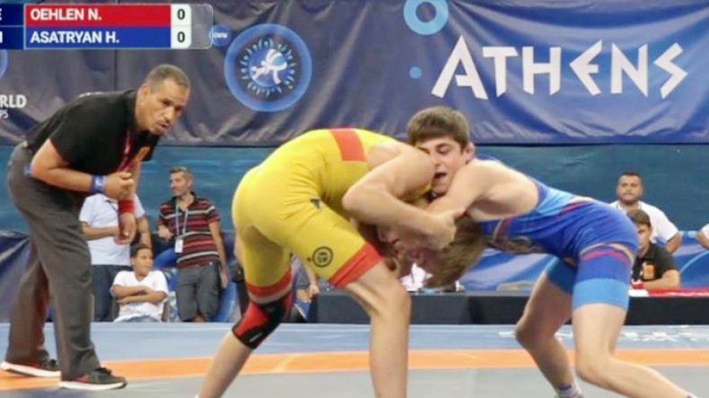 Ermeni genç güreşçi Dünya Şampiyonası’nda bronz madalya kazandı