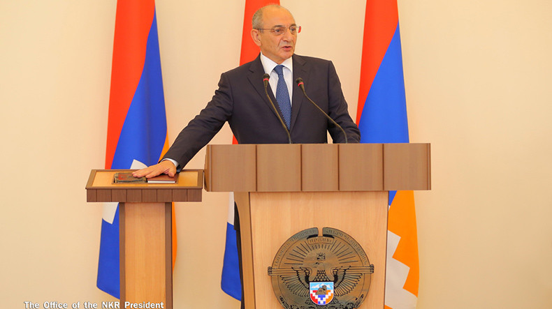 Dağlık Karabağ Cumhurbaşkanı yemin etti