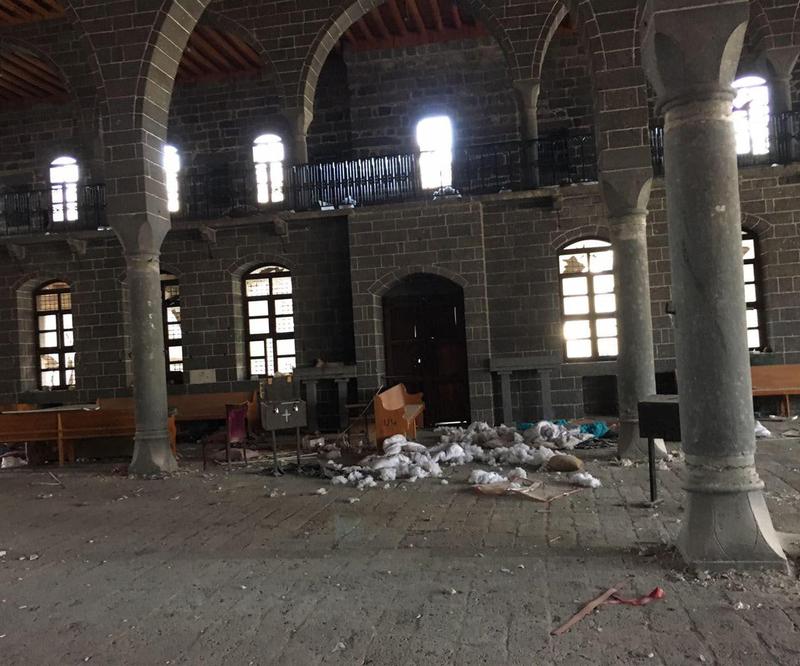 Diyarbakır'ın Surp Giragos Ermeni Kilisesi hırsızların hedefinde