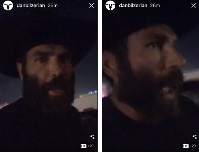 Instagram'ın Ermeni Kralı Dan Bilzerian Las Vegas saldırısında ateş altında kaldı (video)