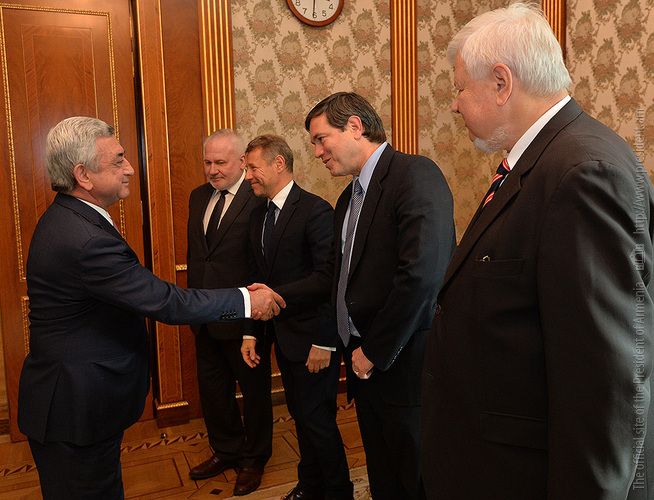 Ermenistan Cumhurbaşkanı, AGİT Minsk Grubu eşbaşkanlarını kabul etti