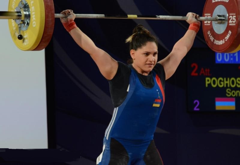Ermeni halterci, 20 Yaş Altı Avrupa Şampiyonasında altın madalya kazandı