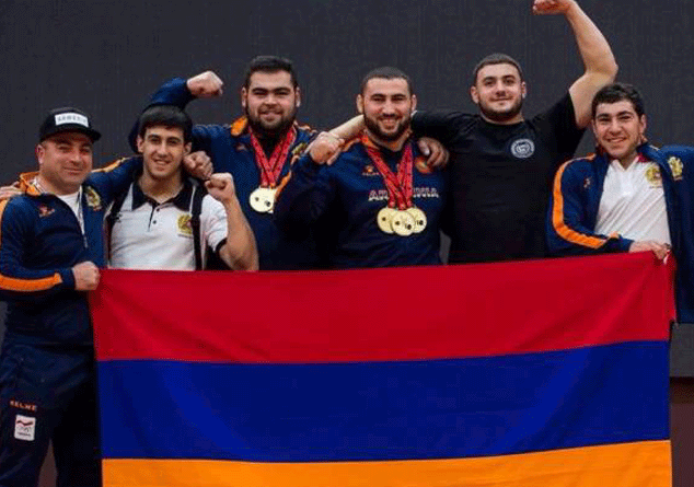 Avrupa Halter Şampiyonasından Ermeni erkekler 8, kadınlar ise 6 altın madalya getirdi