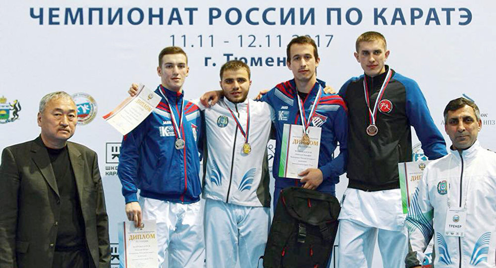 Ermeni Harutyun Antonyan, WKF Karate Rusya şampiyonu oldu