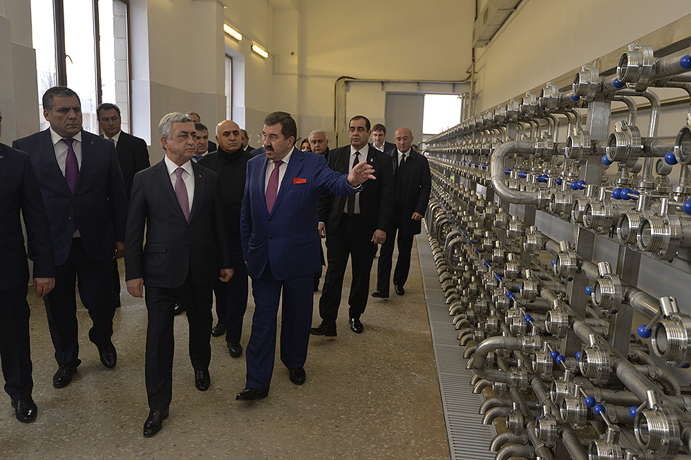 Ermenistan’da yeni bira fabrika açıldı (foto)