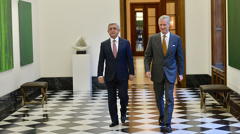 Ermenistan Cumhurbaşkanı: Belçika Ermenistan için önemli ortak