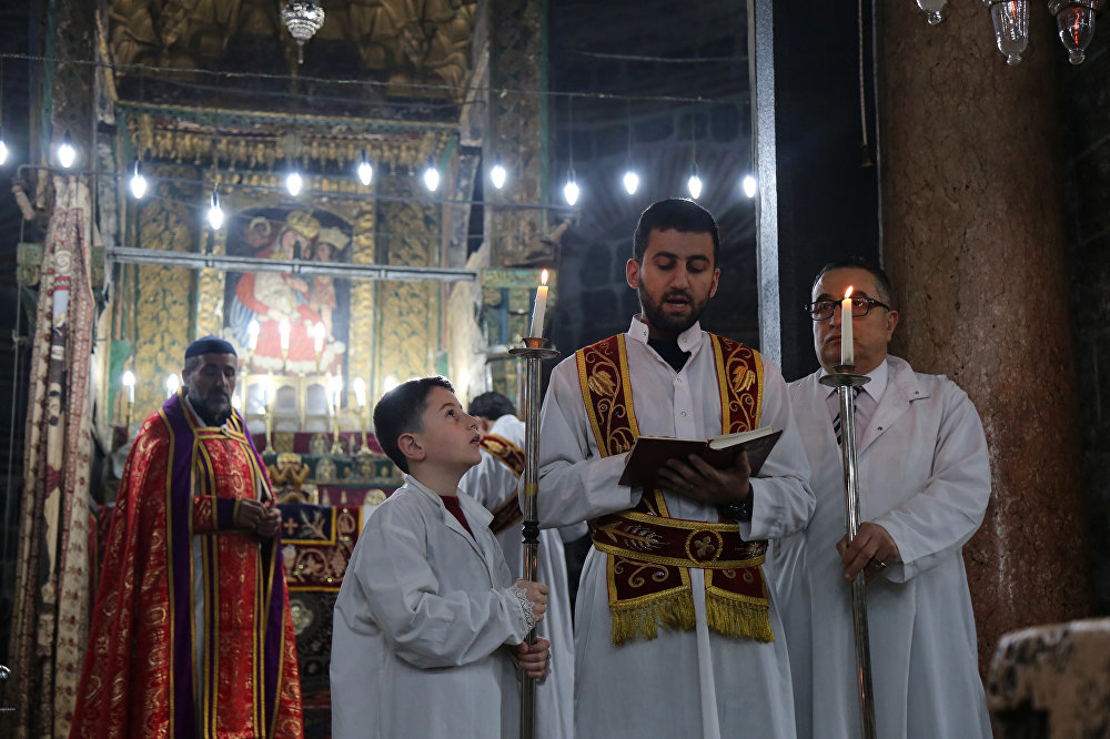 Diyarbakır'lı Ermeniler, Süryani Kilisesindeki Noel ayinine katıldı