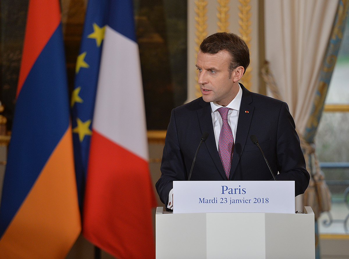 Fransa Cumhurbaşkanı 2018 Ekim ayında Ermenistan’a gelecek (Fotolar)