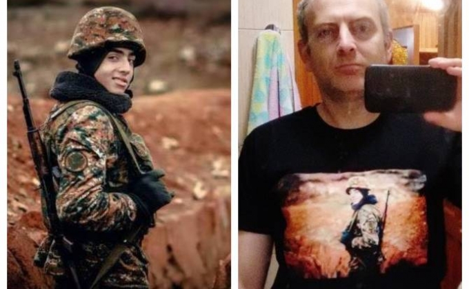 Lapşin ''Karabağ askeri'' tişörtlü fotoğrafını paylaştı