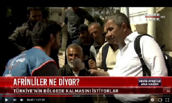 Afrinliler ‘ÖSO’ zulmünü anlattı, Habertürk TV ‘YPG’ diye aktardı