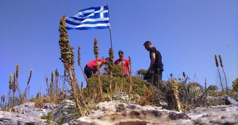 Հույները փորձել են Էգեյան ծովի կղզիներից մեկի վրա Հունաստանի դրոշը բարձրացնել