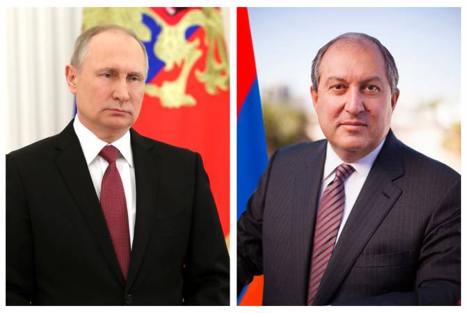 Sarkisyan ve Putin telefonda Ermenistan’da yaşananları görüştü