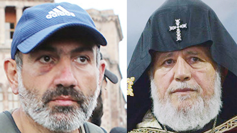Nikol Paşinyan Tüm Ermeniler Katolikosu ile görüştü