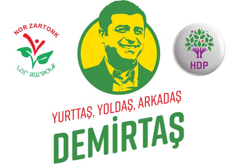 Nor Zartonk: Oyumuz HDP ve Selahattin Demirtaş’a!