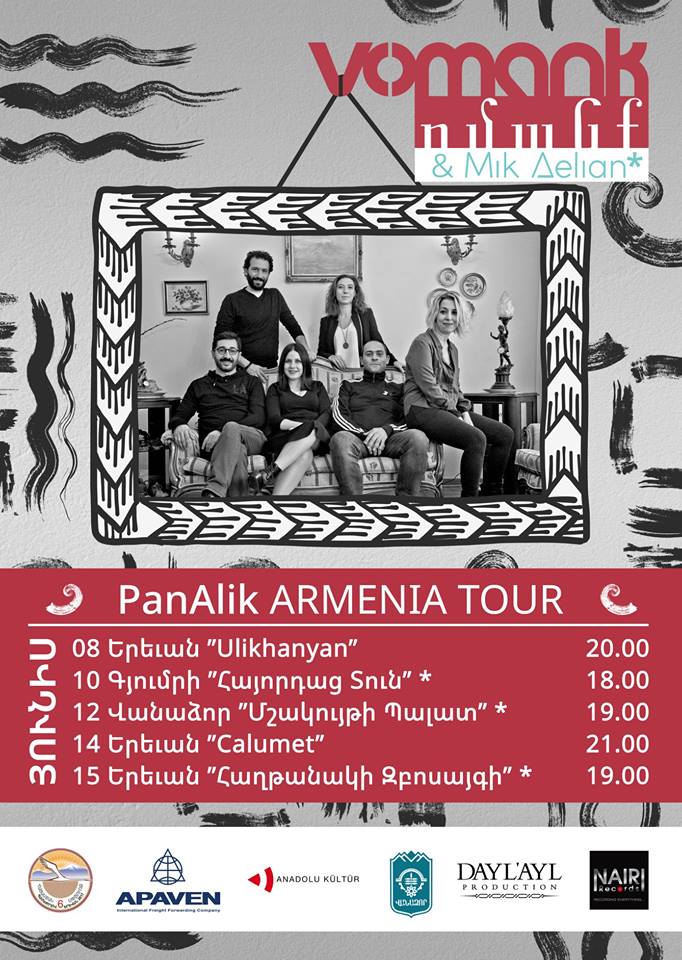 Vomank müzik grubu Ermenistan turnesine hazırlanıyor