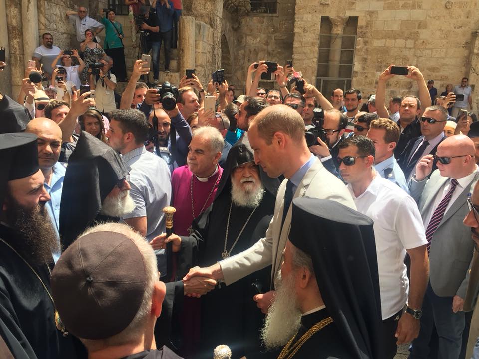 Prens William Kudüs’te Ermeni Patrikliği yetkilileri tarafından karşılandı (fotolar)