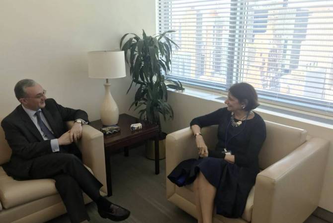 Ermenistan Dışişleri Bakanı BM Genel Sekreter Yardımcısı ile bir araya geldi