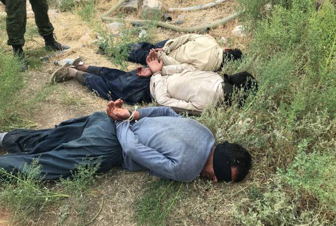 Ermenistan-Türkiye sınırını geçmeye çalışan 5 kişi yakalandı