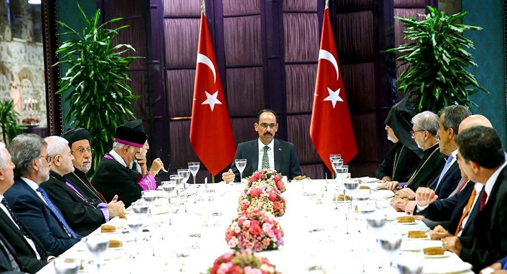 Türkiye Cumhurbaşkanlığı Sözcüsü, ülkedeki dini cemaat liderleriyle görüştü