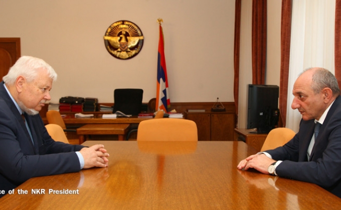 Artsakh Cumhurbaşkanı, AGİT Dönem Başkanı'nın Özel Temsilcisi ile görüştü