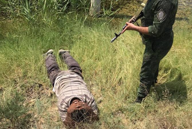 Türkiye -Ermenistan sınırını ihlal eden bir kişi yakalandı (foto)