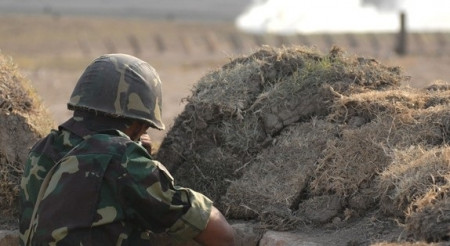 Karabağ sınırına yakın Azerbaycan mevzilerinde şiddetli patlama yaşandı