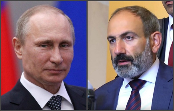 Ermenistan Başbakanı Paşinyan Putin’le telefon görüşmesi yaptı