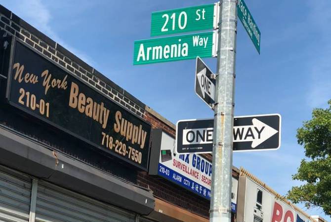 ABD'nin New York eyaletinin Queens şehrinde artık Ermenistan Sokağı var
