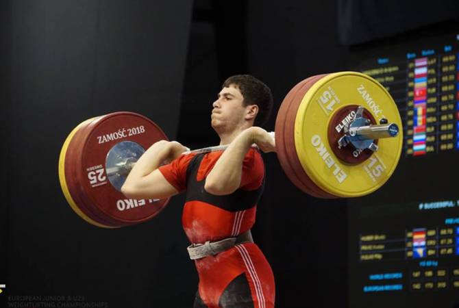 Ermeni halterci Avrupa Gençler Şampiyonası'nda gümüş madalya kazandı