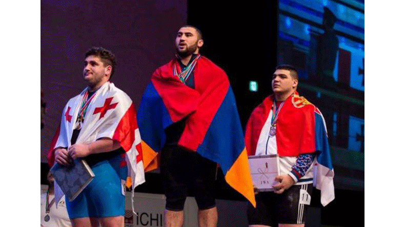 Ermeni Halterci Avrupa Şampiyonu oldu