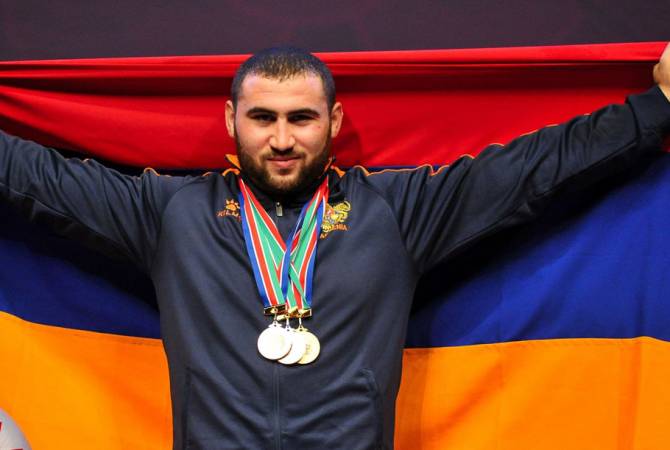Ermeni halterci Simon Martirosyan, Avrupa Halter Şampiyonası'nın en iyi sporcusu olarak tanındı