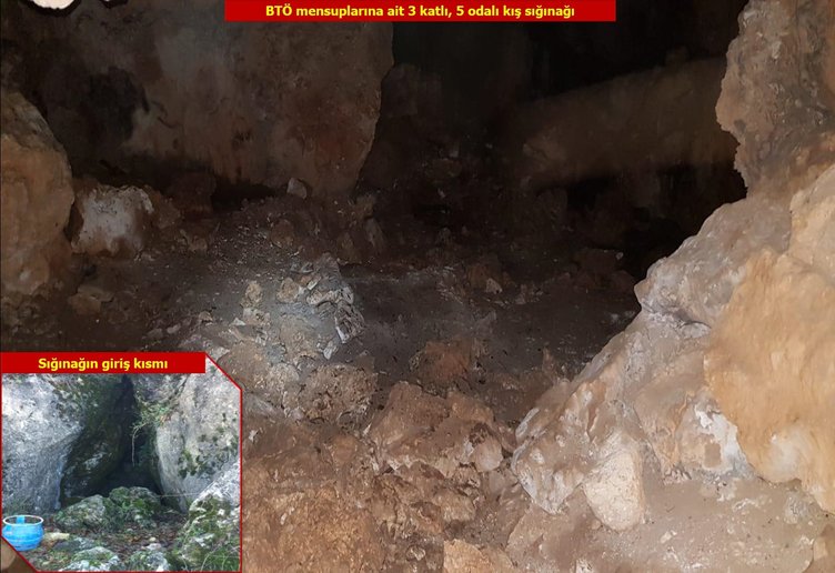 Թուրք ուժայինները հայտանբերել են PKK-ի քուրդ գրոհայինների ձմեռային թաքստոցը (լուսանկարներ)