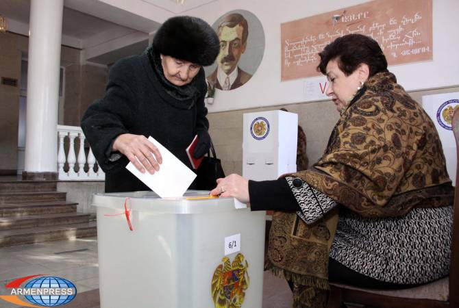 Ermenistan erken seçim için sandık başında! Saat 17 itibariyle seçmenlerden yüzde 39.54'ü oy kullandı