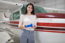 Suriyeli Ermeni kız, uçaklar için şarj cihazı geliştirdi