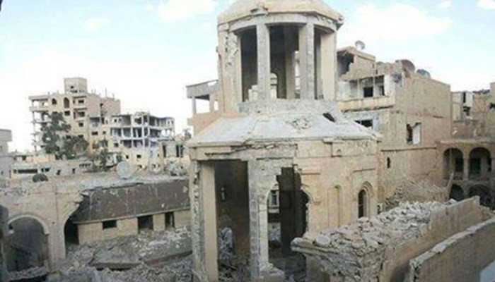 Suriye’de bir Ermeni Kilisesinin onarılması Türkiye’deki bazı çavreleri rahatsız ediyor