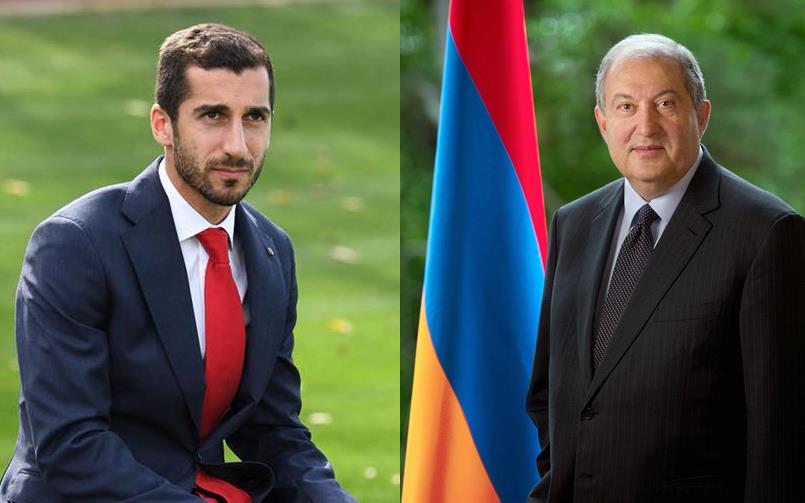 Cumhrbaşkan Sarkisyan'dan Mkhitaryan'a doğum günü telefonu