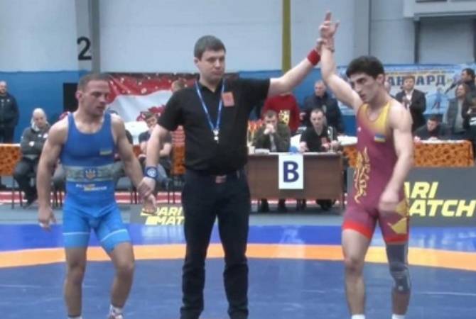 Ermeni güreşçi Ukrayna şampiyonu oldu